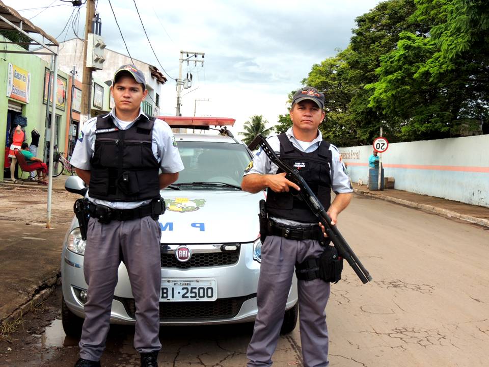 Soldado PM Anderson e o CB Figueiredo