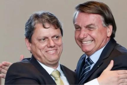 Ao lado de Tarcísio, Bolsonaro diz que é candidato para 2026; 'por enquanto'