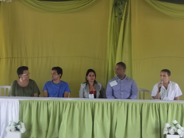 Autoridades, durante a 5ª Conferência Municipal de Assistência Social 