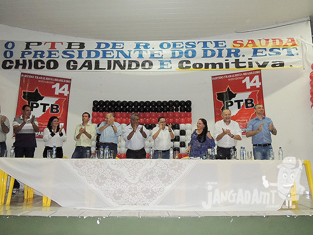 Encontro Regional do PTB em Rosário Oeste foi marcado por críticas ao governador Silval Barbosa